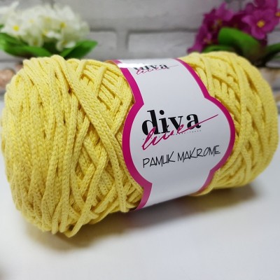 Diva Cotton Macrame 2 Kίτρινο  