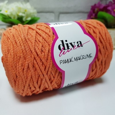 Diva Cotton Macrame 5 Πορτοκαλί 