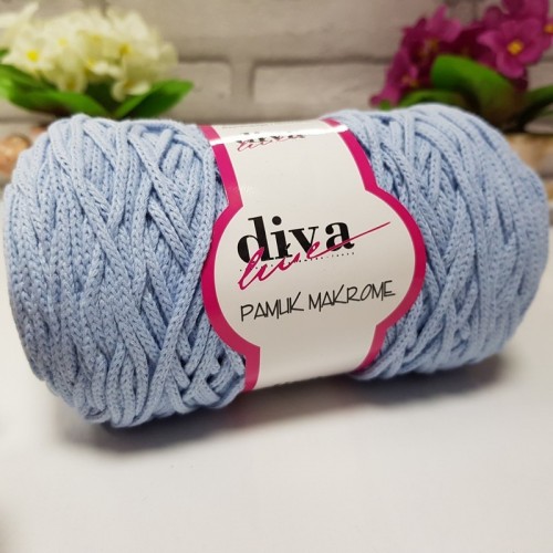 Diva Cotton Macrame 12 Απαλό Μπλε 